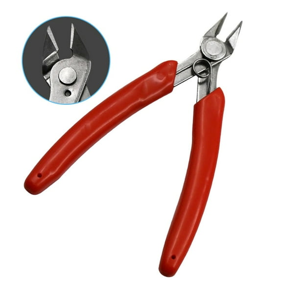 Whatever You Like Wire Cutter DIY Trimmer Diagonal Side Cutting Cable Nippers Precision Electronics Side Cutting Pliers Jewelry Hand Mini Snips (Hand Tools)