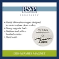 thumbnail image 6 of RSVP Stainless Steel Rotating Clean/Dirty Dishwasher Magnet in Silver and Black, 6 of 6