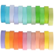 unbranded 24 Rolls Paper Tape Macaron Washi Tape Tearable Tape Washi Tape Child 200X0.8CM