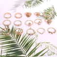 thumbnail image 4 of 10PCS Bohemian Retro Vintage Crystal Joint Knuckle Ring Sets Anillos de dedo Xemadio WMZL-1665, 4 of 4