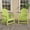 Green, variant on Walsunny Adirondack Chairs Set of 2 Fire Pit Chair Set with Connecting Tray Cup Holder Removable Tabletop,All-Weather HDPE Outdoor Chair Set for Patio Garden Lawn,Black