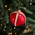 thumbnail image 4 of BKER 8CM Foam Hanging Star Fabric Printed Holiday For Setup, 4 of 4