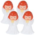 thumbnail image 1 of 4 estatuas de ángeles rezando, pequeñas figuras de ángel, decoración del hogar, adornos de escritorio (niña ángel), 1 of 6