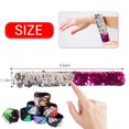 thumbnail image 4 of 2 uds niñas sirenita encanto reversible lentejuelas pulseras bofetada fiesta de cumpleaños favores suministros regalos, 4 of 7