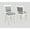 White, variant on Espresso finish, cushion bench for dining - Bring style to your meals