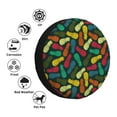 thumbnail image 4 of Balery Pineapple Fruit Colorful Cubiertas para Neumáticos - Protector Resistente para Neumáticos de Camioneta, SUV, Remolque, Camper y RV-17 inch, 4 of 6