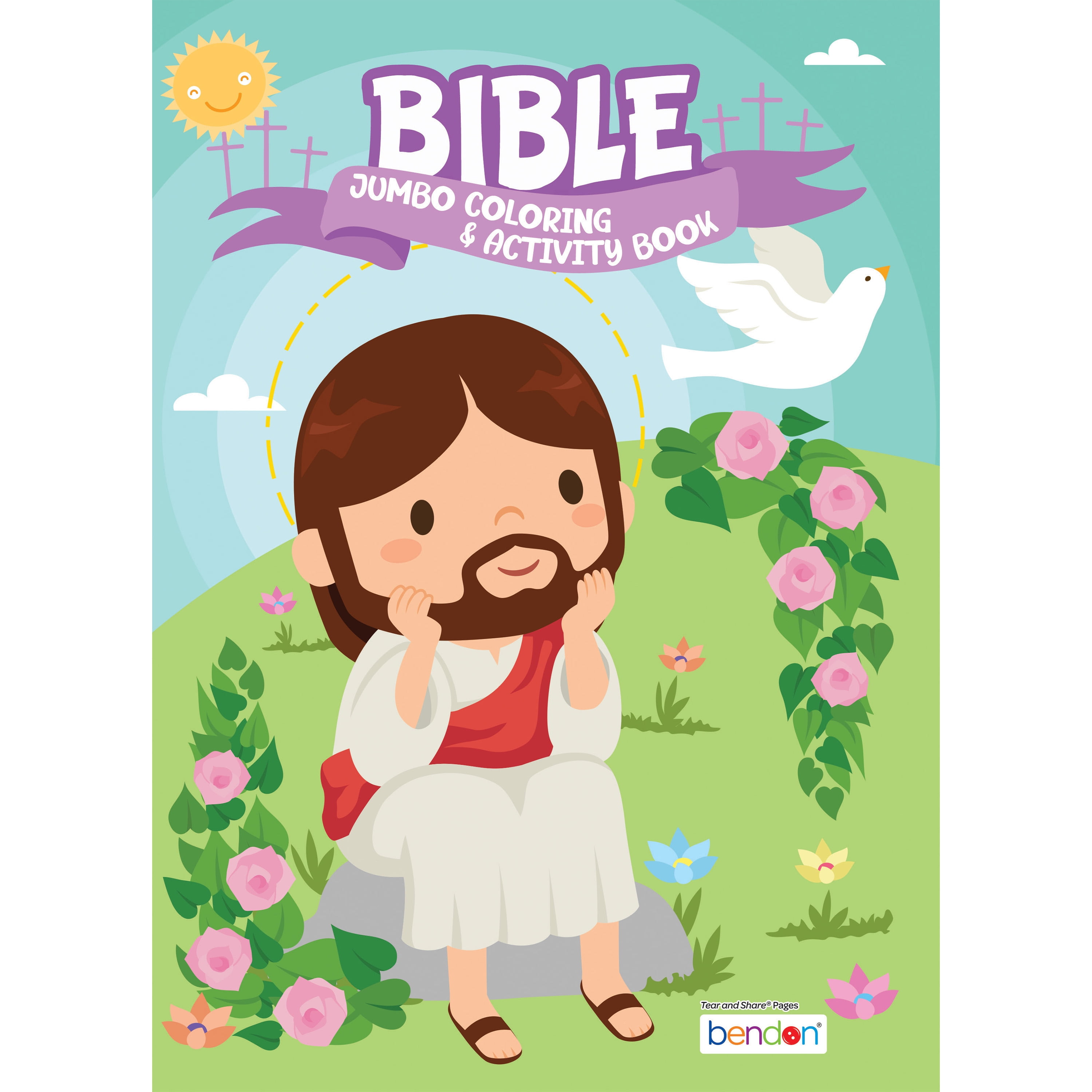 Bendon Easter Bible Coloring Book, Paperback, 64 Pages
