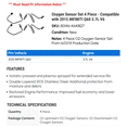 thumbnail image 2 of Oxygen Sensor Set 4 Piece - Compatible with 2015 INFINITI Q60 3.7L V6, 2 of 2