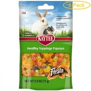 Kaytee Fiesta Healthy Toppings Papaya - Small Animals 2.5 oz - Pack of 4