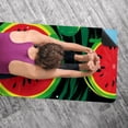 thumbnail image 5 of Watermelon Yoga Blanket with Storage Bag 72.8"x26.8" for Yoga, Pilates, Fitness - Yoga Towel, Yoga Mat Towel Included, 5 of 6