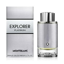 MontBlanc Men's Explorer Platinum EDP Spray 6.7 oz Fragrances 3386460146081