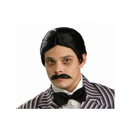 Gomez Addams Wig And Moustache Kit