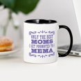 thumbnail image 3 of CafePress - The Best Moms Get Promoted To Mema Mug - 11 oz Ceramic Mug - Novelty Coffee Tea Cup, 3 of 4