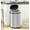 Silver, variant on BIQWBIC 13 Gallon Automatic Trash Can, Touchless Stainless Steel Kitchen Garbage Can, Silver