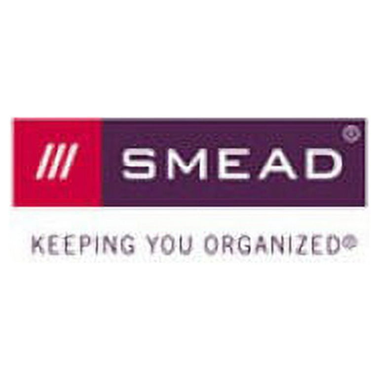 Smead 24-Pocket Poly Project Organizer, Letter size, Gray/Bright (89206)