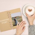 thumbnail image 4 of CIMAXIC wedding guest book Wedding Guest Book Wooden Sign In Book Wedding Message Notebook Bridal Shower Gift,7.09"X4.33"X0.39", 4 of 4