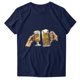 thumbnail image 4 of ICHUANYI Clearance Casual Women's Round Neck Beer Festival Print Regular Women's Short Sleeve Tops(Dark Blue, XXL) ICHUANYI WER2023081501437, 4 of 6