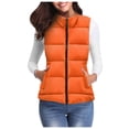 thumbnail image 2 of Vest for Women Hemlock Winter Warm Vest Outerwear Thick Padded Sleeveless Casual Vest, 2 of 6