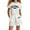 White, variant on Girls Outfit Girls Clothing Sets Girls Fashion Letter Print Casual Loose Short Sleeve Suit(4 14 Ages)