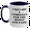 White/Navy, variant on Comedian's Funny Quote Two Tone Coffee Mugs for Comedian Lovers, Gifts from Friends for Comedian's Success, Mother's Day Unique Gifts