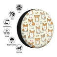thumbnail image 5 of Gaeub Cartoon Corgi 14-17in Tire Cover, Spare Tire Cover, for Camper Caravan, Trailer, Car, Truck, SUV, Jeep - 15 inch, 5 of 9