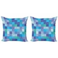 thumbnail image 1 of Ambesonne Nautical Throw Pillow Cover 2 Pack, Collage of Dolphins, 24", Multicolor, 1 of 2