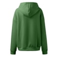 thumbnail image 4 of WEAIXIMIUNG Chandails en Molleton pour Femmes Sans Capuche avec Graphiques Mode Décontractée Couleur Unie Pull Ample à Manches Longues Patchwork, 4 of 6