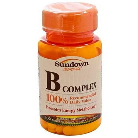 Sundown vitamine B comprimés complexes, 100 CT (pack de 3)