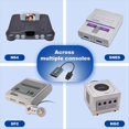 thumbnail image 4 of Adaptador 720P Compatible con , AV/SV, Conmutación Automática con Relación de Aspecto 4:3/16:9 para Consolas N64/SNES/SFC/, Convertidor HDTV., 4 of 5