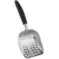 thumbnail image 2 of Large Cat Litter Scoop, Aluminum Alloy Cat Litter Scooper, Deep Shovel Metal Poop Sifter, Non-Slip Long Handle Litter Scoop, Non-Stick Kitten Scoop for Litter Box, Efficient Scooping, 2 of 6