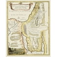 thumbnail image 2 of Goetze 20x24 White Modern Wood Framed Museum Art Print Titled - Middle East Egypt Red Sea Land of Canaan, 2 of 4