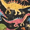thumbnail image 6 of Colorful Little Dinosaurs Fitted Round Tablecloth Waterproof Table Cloth with Elastic Edge Wipe Clean Table Cover, 6 of 8