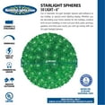 thumbnail image 2 of Novelty Lights 50 Light Clear Christmas Incandescent Starlight Sphere, 6" Diameter, 2 of 7