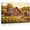 Frame-style, variant on Rustic Red Barn Sunflower Wall Art Country Farmhouse Vintage Canvas Print