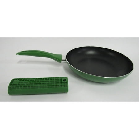 Smart Home 9.5 Fry Pan with Silicone Handle Holder in