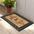 thumbnail image 3 of A1HC Rubber and Coir Doormat 30" x 48", Standard Double / Single Front Door Mat for Outdoor Entrance, Personalized Monogrammed Non-Slip Entrymat, 3 of 9