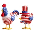 thumbnail image 1 of 2pcs Independence Day Scene Layout Props Doll Decoration Turkey Doll Ornaments, 1 of 9
