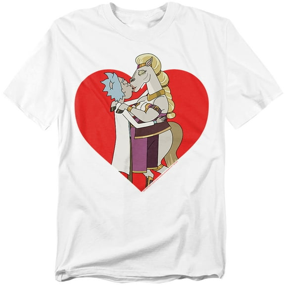 Rick And Morty T-Shirt Rick And Horse Kiss Unisex Graphic Tee For Men & Women