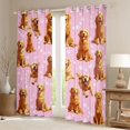 thumbnail image 2 of Feelyou Kawaii Dog Blackout Curtains Set of 2 (52x84 Each), Animal Lover Window Curtains, 2 of 6