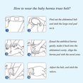 thumbnail image 3 of Umbilical Hernia Belt For Babies, Medical Child Belly Band Infant Abdominal Binder, Newborn Baby Hernia Support Truss Kids Navel Belly Button Band - S, 3 of 5