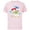 Soft Pink, variant on Disney and Pixar’s Toy Story Buzz and Jessie Valentine’s Day - Short Sleeve Cotton T-Shirt for Adults - Customized-Navy