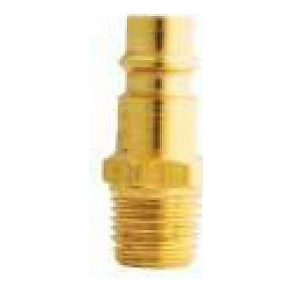 MILTON INDUSTRIES INC HI FLO V-STYLE 3/8" MNPT BRASS PLUG
