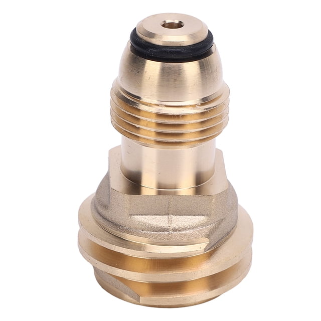 Adaptador del Tanque Convertir El Tanque Pol LP A Reguladores de Mangueras de Qcc1 Tipo1, Pol A QCC1 Adaptador de Tanque Instalación Rápida Conexión Apretada de Latón Para RV