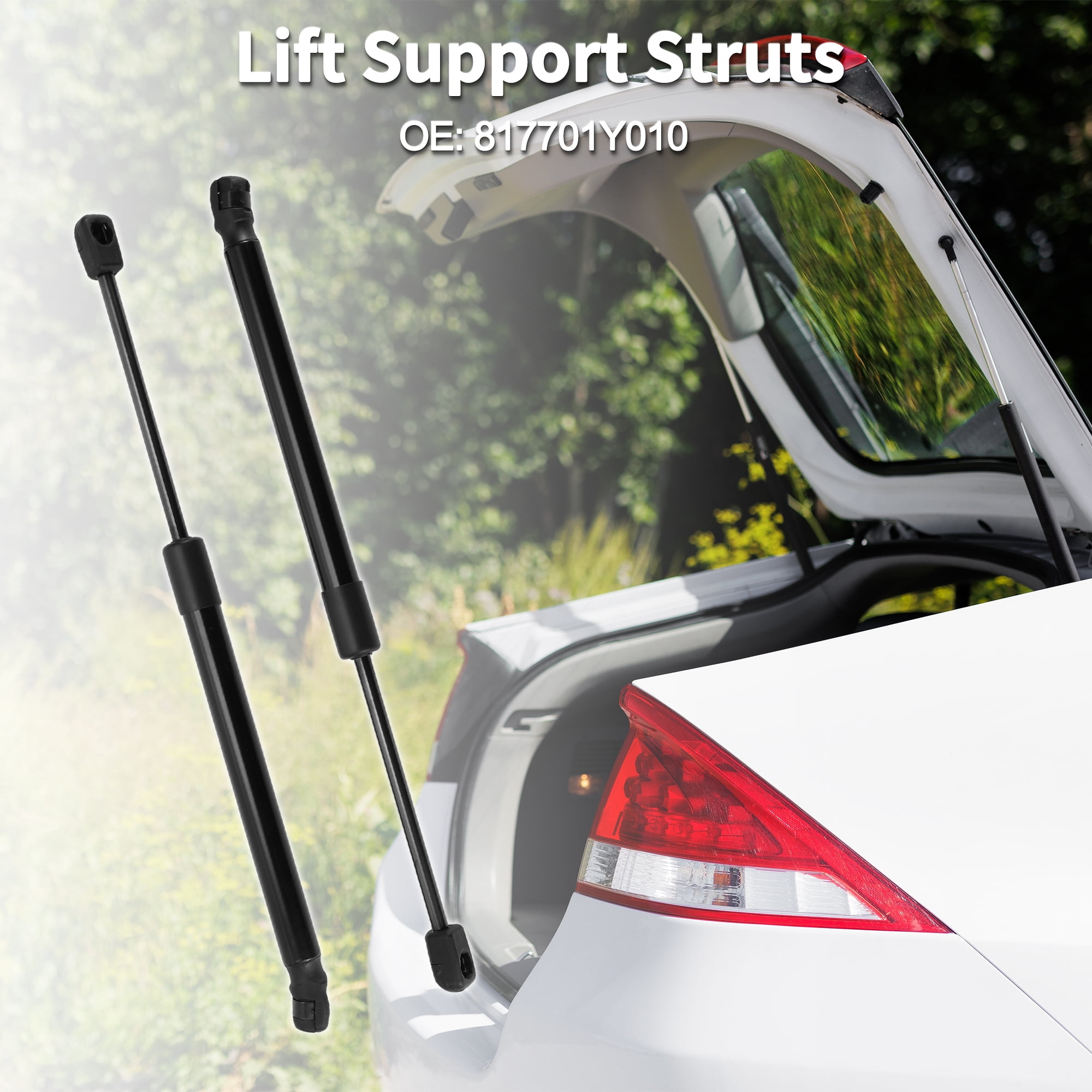 Unique Bargains 2Pcs Rear Hatch Lift Supports for Kia Picanto 2011-2015 No.817701Y010