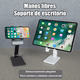 thumbnail image 4 of Soporte De Escritorio Para Celular Plegable Y Ajustable Blanco, 4 of 5