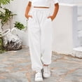 thumbnail image 2 of XXWXYD Teen Girl Baggy Pants Girls Jogger Sweatpants Straight Wide Leg Harem Pants Teen Kids Elastic Waist Drawst𝗋ing Casual School Long Trousers 5-14 Years, 2 of 7