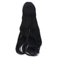 thumbnail image 3 of Peluca Larga De Muñeca, Tela De Malla, Circunferencia De La Cabeza De 21 A 24 Cm, Pelo De Muñeca Suave Recortable Hermoso Para Regalo De Niños ANGGREK Negro, 3 of 8