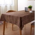 thumbnail image 1 of Nvzi Wood Grain Printed Rectangle Tablecloth-Polyester Dust-Proof Kitchen Dining Table Cloth- Great for Buffet Table, Parties, Holiday Dinner, Wedding & More (55.11 x 78.74 inch ( 140 x 200 cm)), 1 of 5