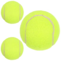 Professional Tennis Balls for Outdoor Sports 3Pcs Green Rubber Practice Balls for Self Training