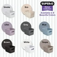 thumbnail image 4 of Superio Ribbed Collection - Decorative Plastic Open Home Storage Bins Organizer Baskets, Small Taupe (1 Pack) Container Boxes for Organizing Closet Shelves Drawer Shelf 1.5 Liter, 4 of 5
